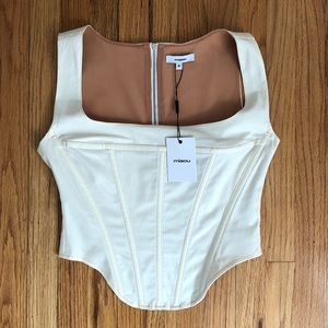 MIAOU CAMPBELL CORSET CRÈME
